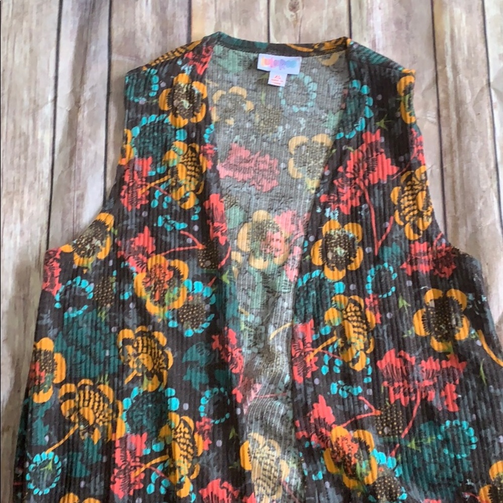 XS Lularoe Joy Vest duster vest